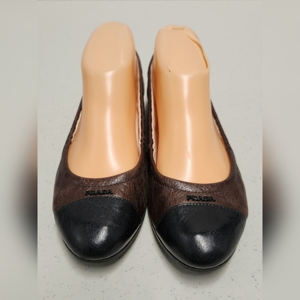 Prada Scrunch Ballet Flats‎ SIZE EU 36.5